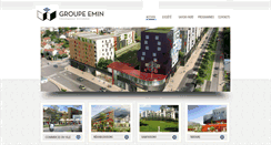 Desktop Screenshot of groupe-emin.fr