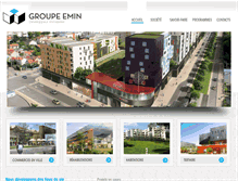 Tablet Screenshot of groupe-emin.fr